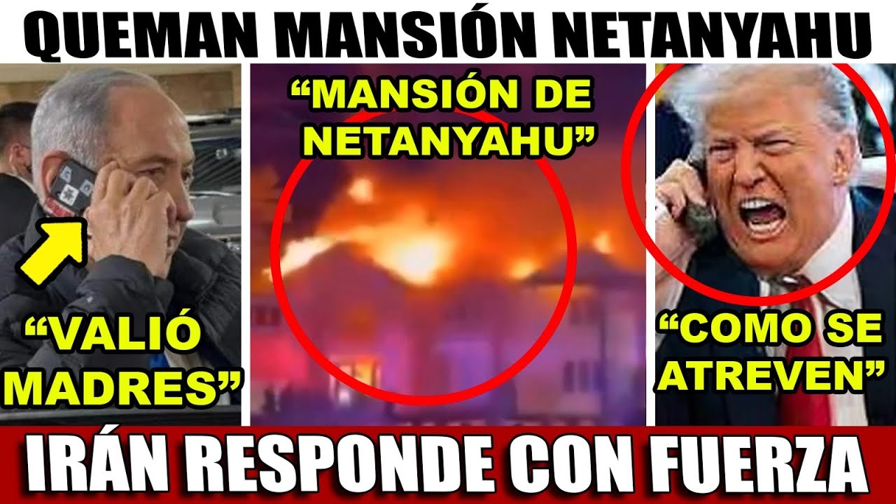 IRAN LE DA EN EL TINO! MISIL COLAPSA MANSION DE NETANYAHU ¡FINAL INESPEWRADO! TRUMP ORDENA RETIRADA