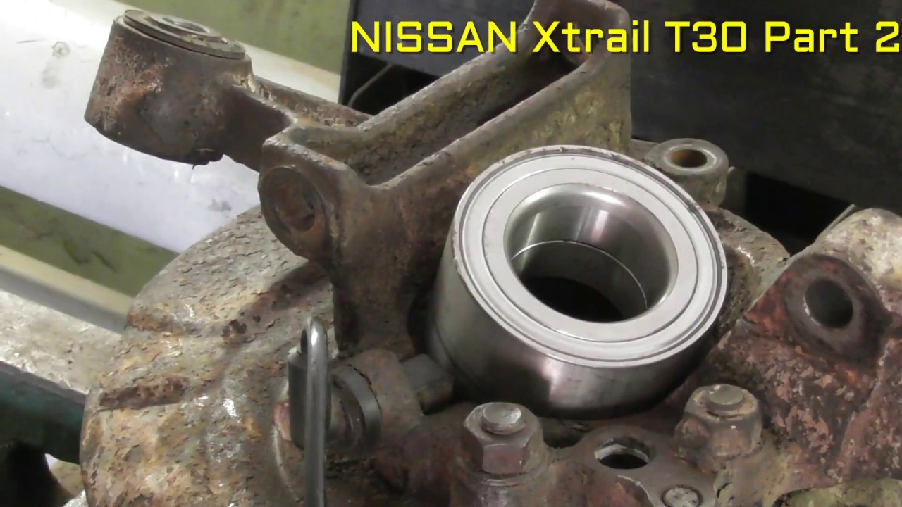 Nissan x trail rear wheel bearing replacement PART 2