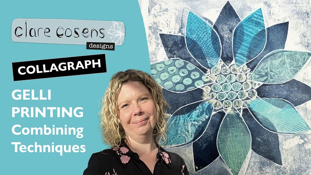 Печатайте как профессионал: сочетайте Collagraph и Gelli Plate для потрясающих многослойных резул...