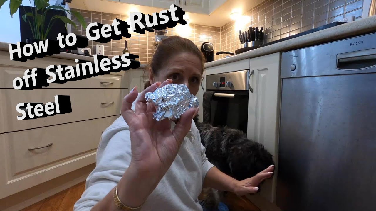 How to Clean Rust From Stainless Steel Kitchen Appliances || Remove Rust from Stainless Steel