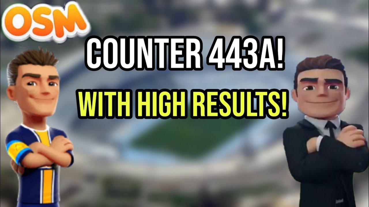 How to counter 433A OSM (Counter 433A online soccer manager)