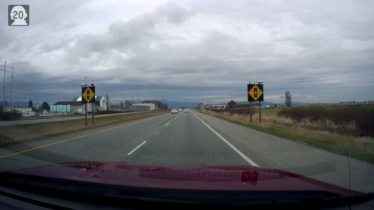 Driving from Anacortes to Marysville, WA via Downtown Anacortes, WA90 and I5 | 4K | POV | Time Lapse
