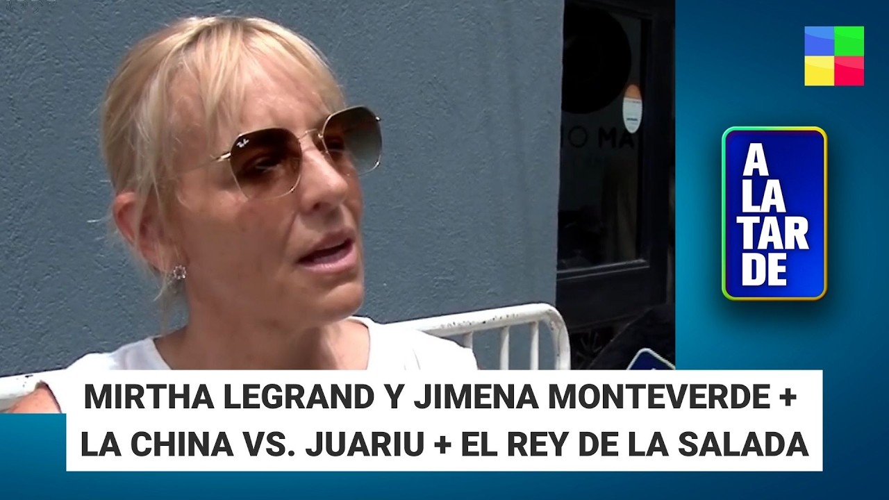 MIRTHA LEGRAND Y JIMENA MONTEVERDE + LA CHINA VS. JUARIU #ALaTarde | Programa completo (09/02/26)