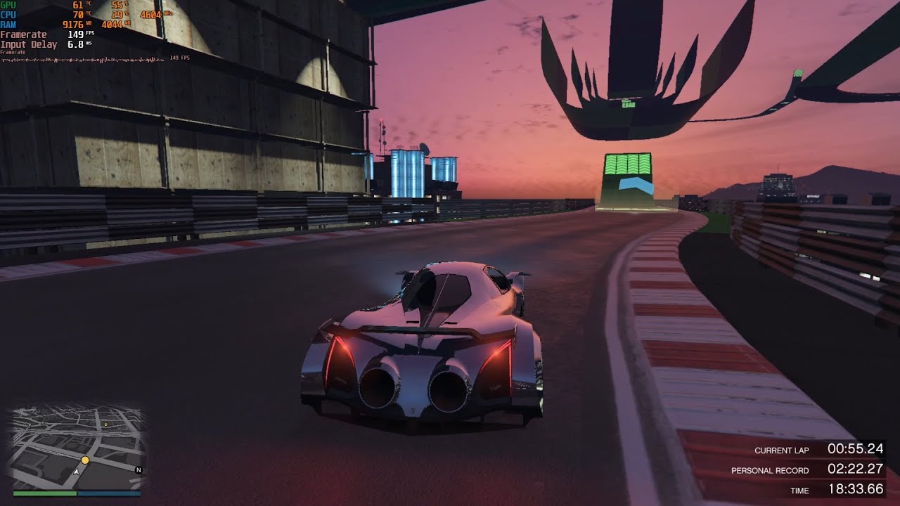 GTA Online - Green Machine WR - 2:21.570 (High FPS)