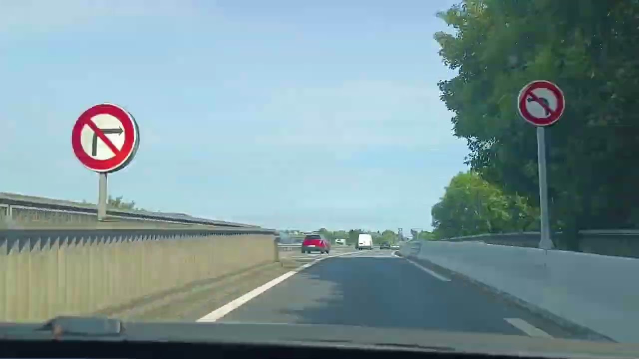 Dashcam France: Driving through St. Brieuc and on to Paimpol (Brittany)