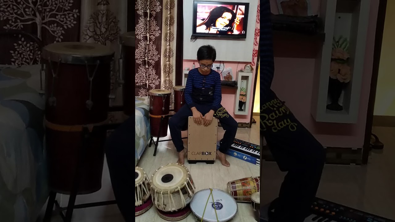 #Chura liya hai tumne jo dil ko# Cajon Clapbox cover#  Dakshesh Patel#