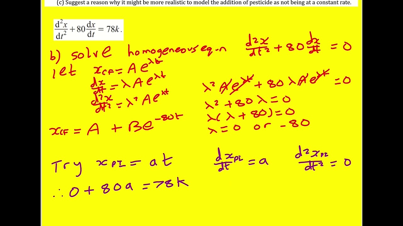 AL FM OCR Jun 2022 pure core paper 1 q8 (Further Maths A Level)