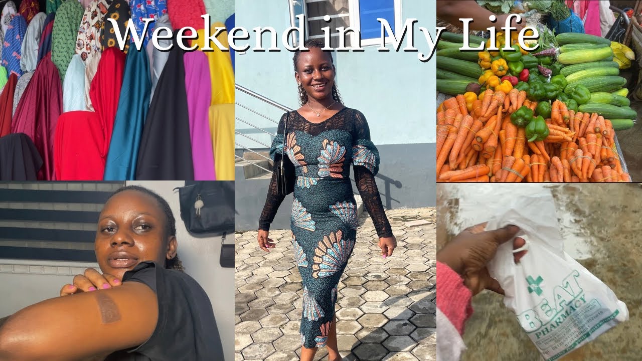 Weekend in my Nigerian Life 🍃 | I got burnt | Sick, Prepping for work, grocery shopping