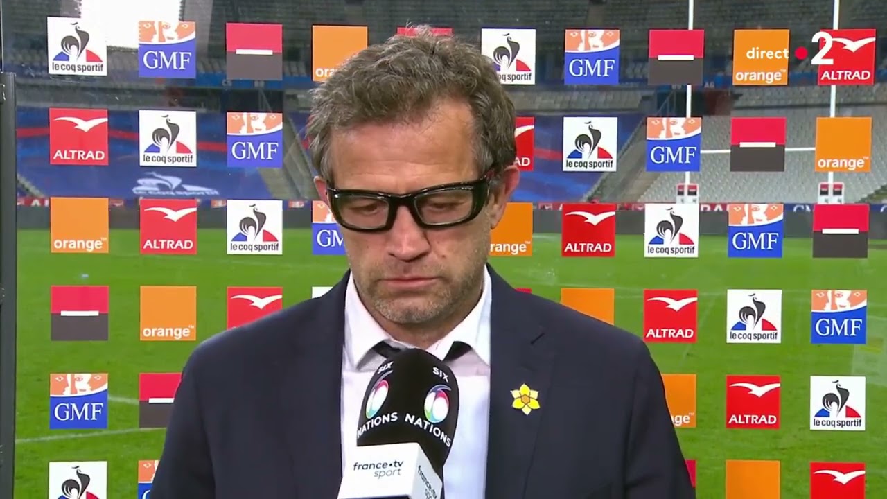 Six Nations : France v Wales : L'émotion de Fabien Galthié après la victoire contre les Gallois