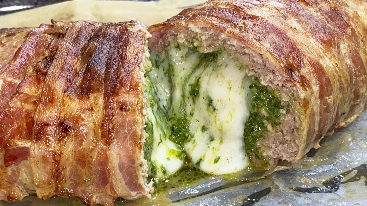 POLPETTONE AL FORNO RIPIENO DI FRIARIELLI