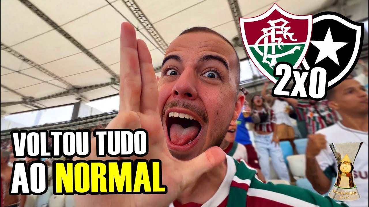 VITÓRIA TRICOLOR NO CLÁSSICO! Fluminense 2x0 Botafogo - VLOG NA ARQUIBANCADA | Brasileirão 2025