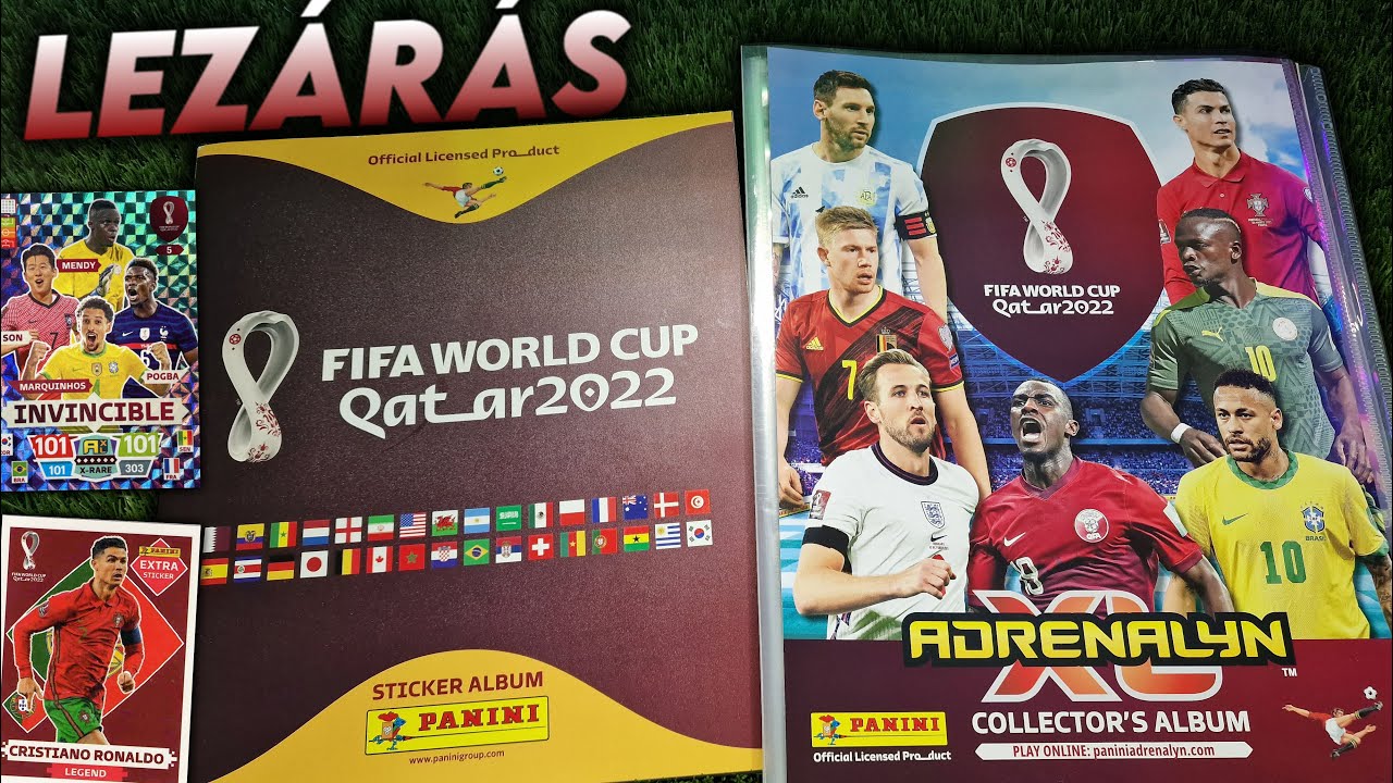 Panini Adrenalyn XL FIFA World Cup Qatar 2022 Kártya + Matrica | Lezárás