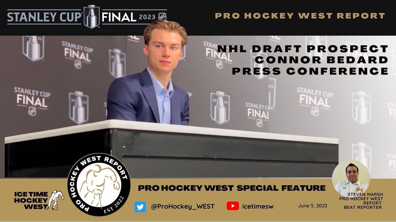 NHL Draft Prospect Connor Bedard Press Conference  @IceTimeHockeySW