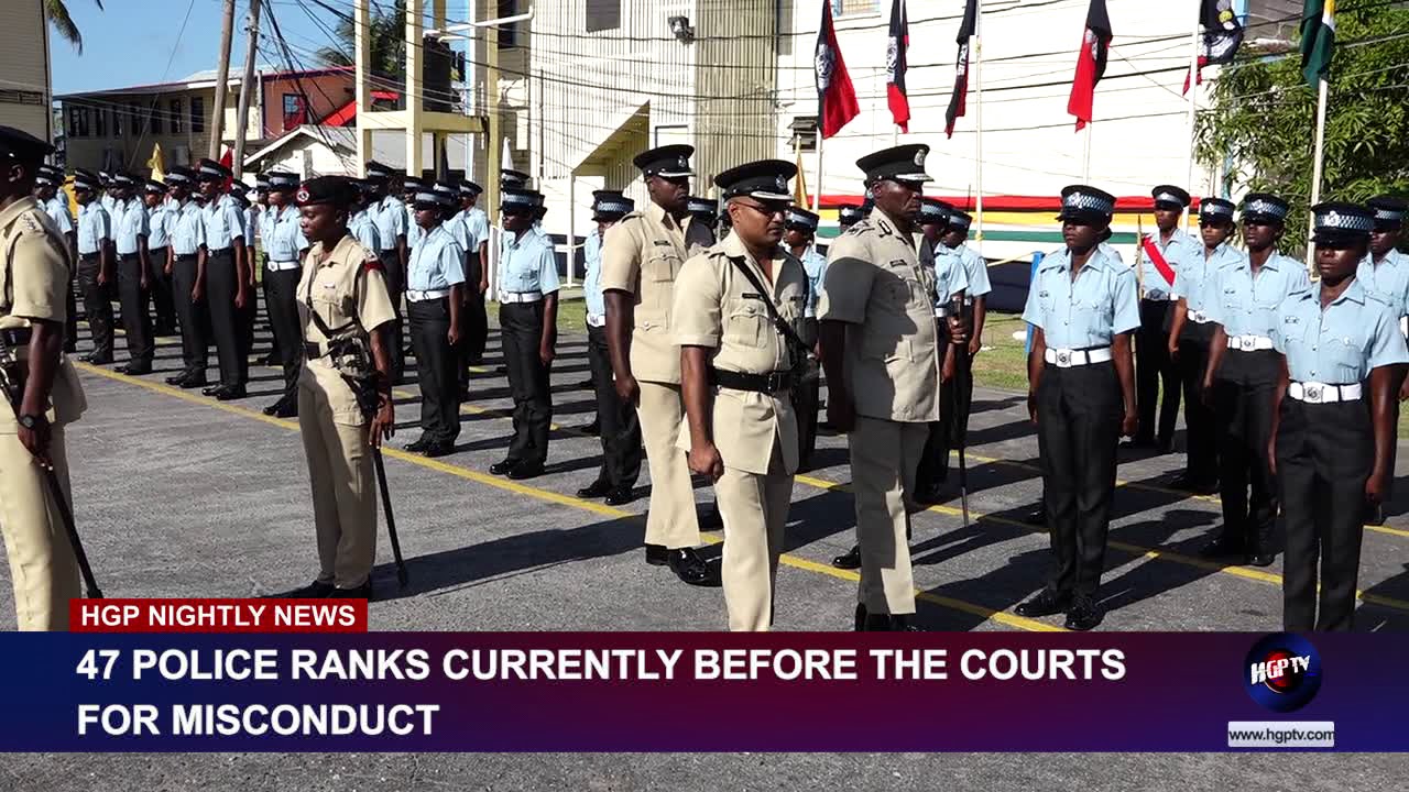47 police ranks currently before the courts for misconduct
