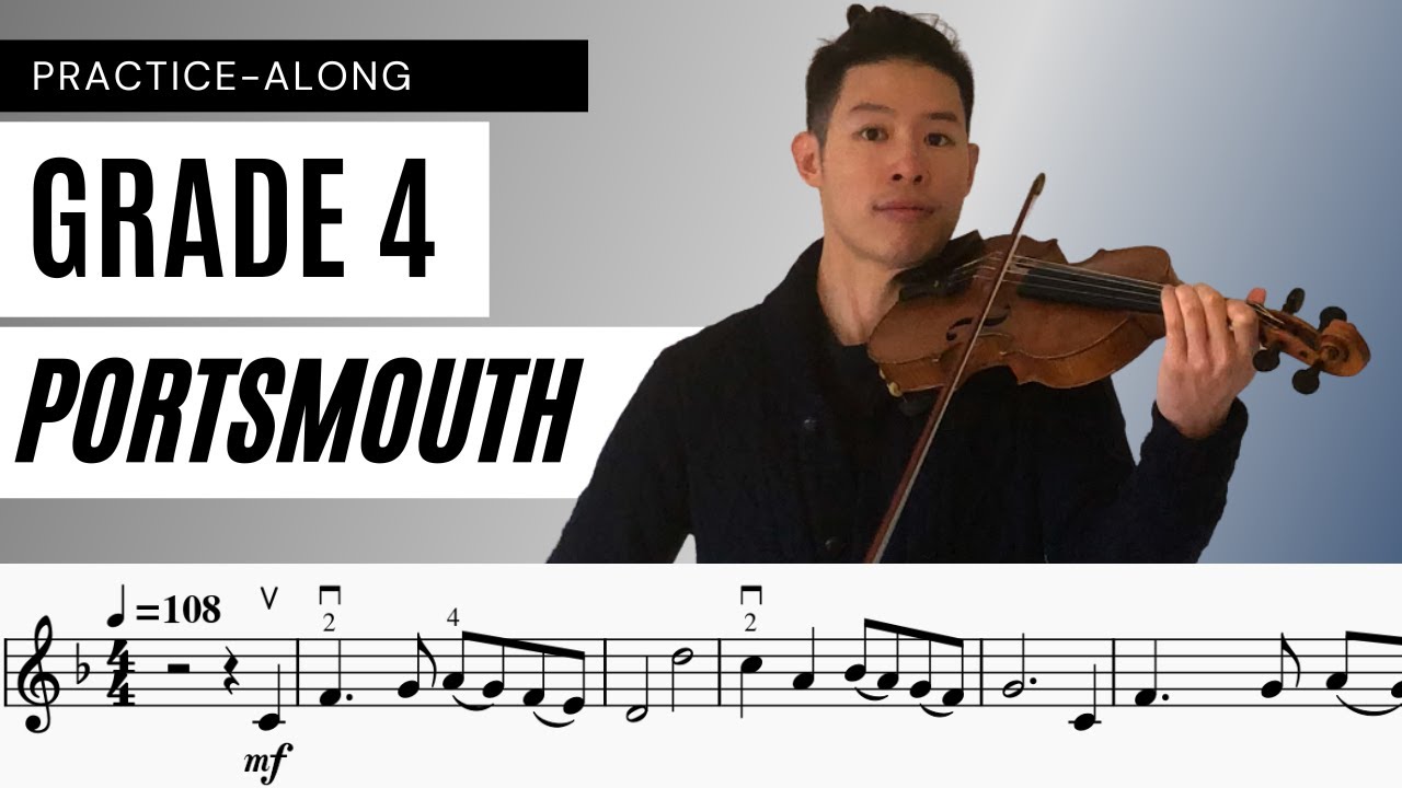 Portsmouth (ABRSM Violin Grade 4 A1 2020-2023) - PlayAlong Series