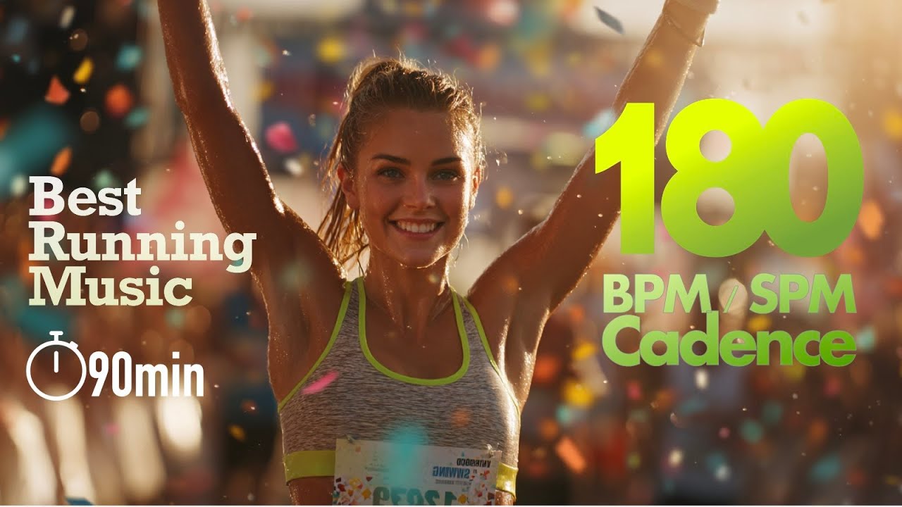 90-Minute 180BPM Running Music | Power Your Stride & Focus | High-Performance Training Mix