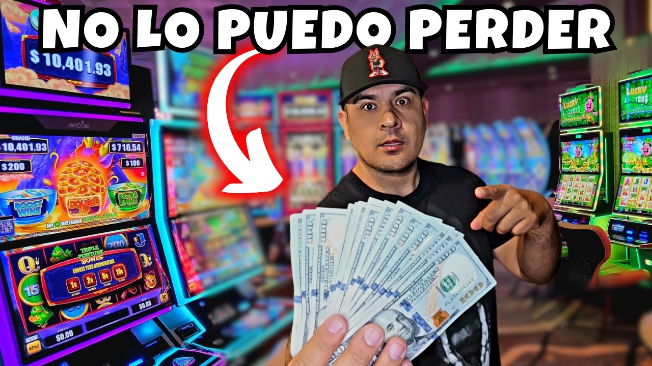 Arriesgue MIS PRIMEROS $1000 Dolares en el casino jugando diferentes maquinas