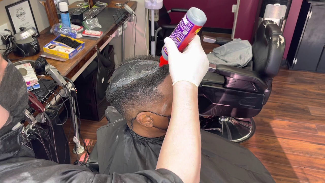 Track Lay Men’s hair unit tutorial