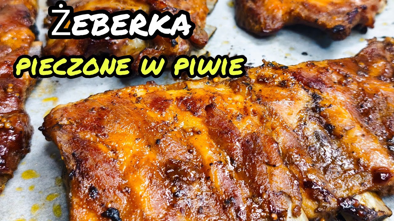 Żeberka bbq pieczone w piekarniku  z dodatkiem pysznych ziemniaczków 
