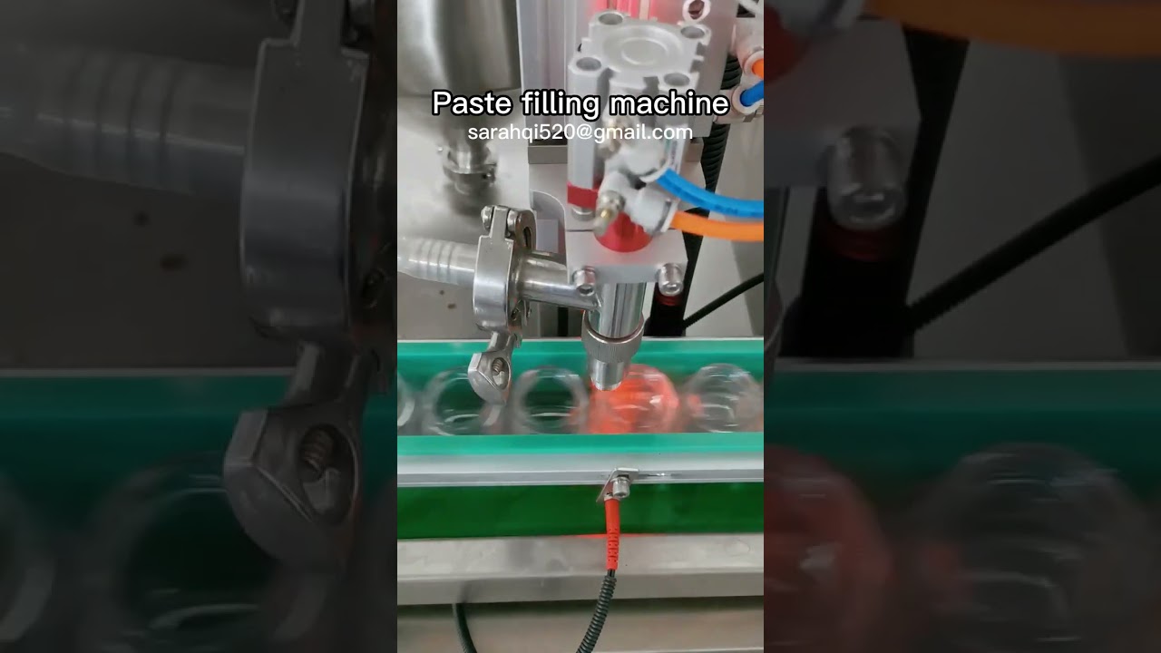 Single nozzle automatic paste filling machine