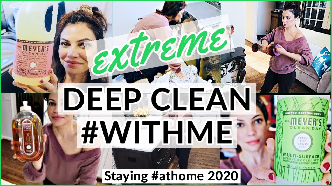 EXTREME DEEP CLEAN #WITHME | #STAYHOME AND CLEAN WITH ME 2020