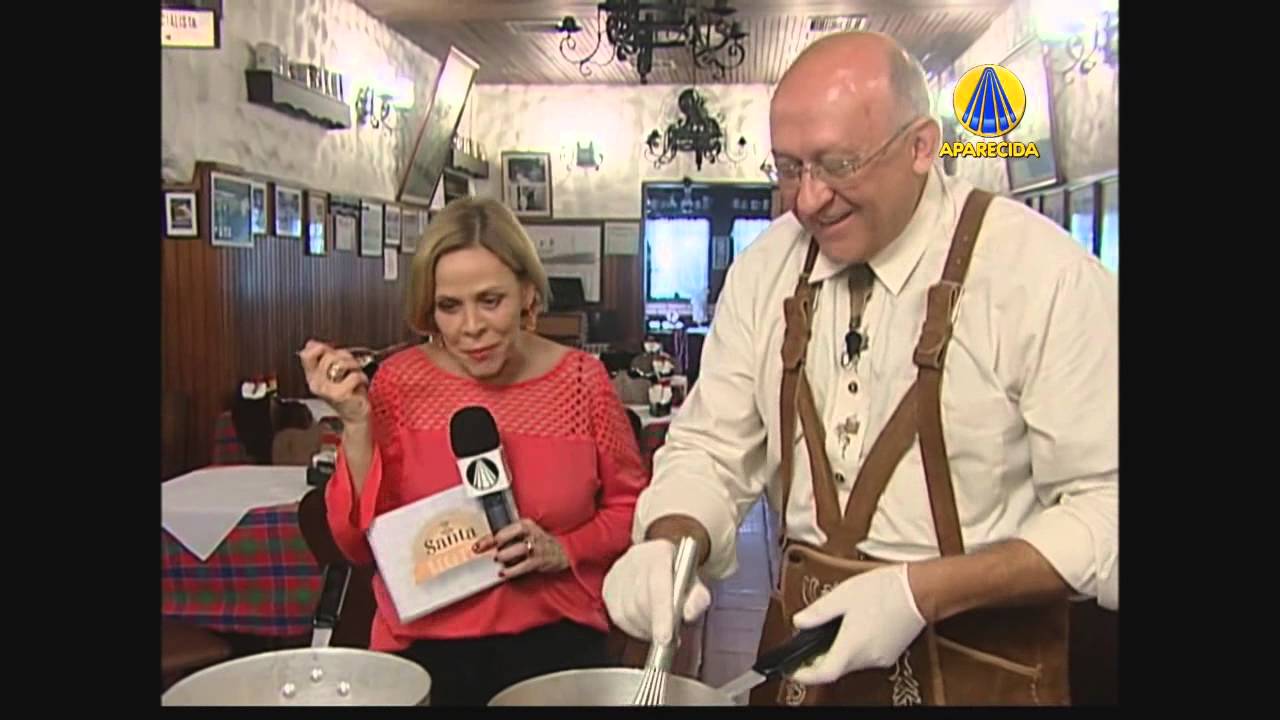 Francisco Krieger - TV Aparecida - Santa Receita 31/07/2014 - Visita ao Restaurante Windhuk