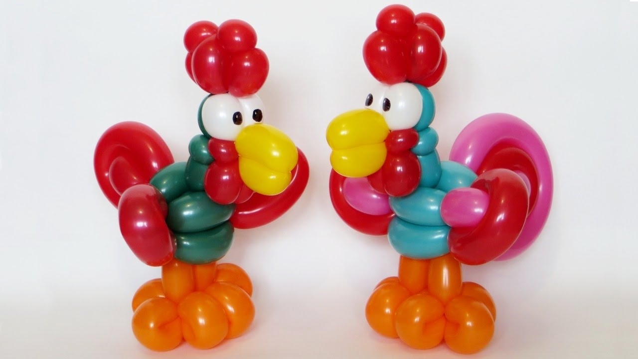 Петушок из шаров / Cockerel of balloons (Subtitles)
