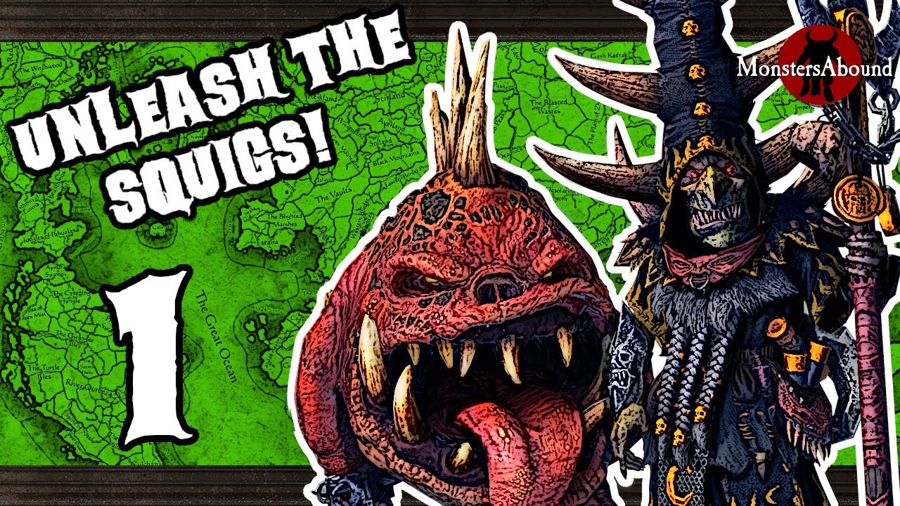 Skarsniks Squig Wave Assault in Total War: Warhammer 3 - Crooked Moon #1