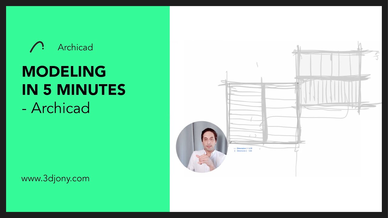 3D Modeling in 5 minutes - Archicad.