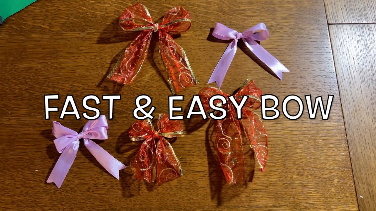 Napravite ma&scaron;nu u nekoliko sekundi / brzo i lako / How to tie a bow / fast & easy