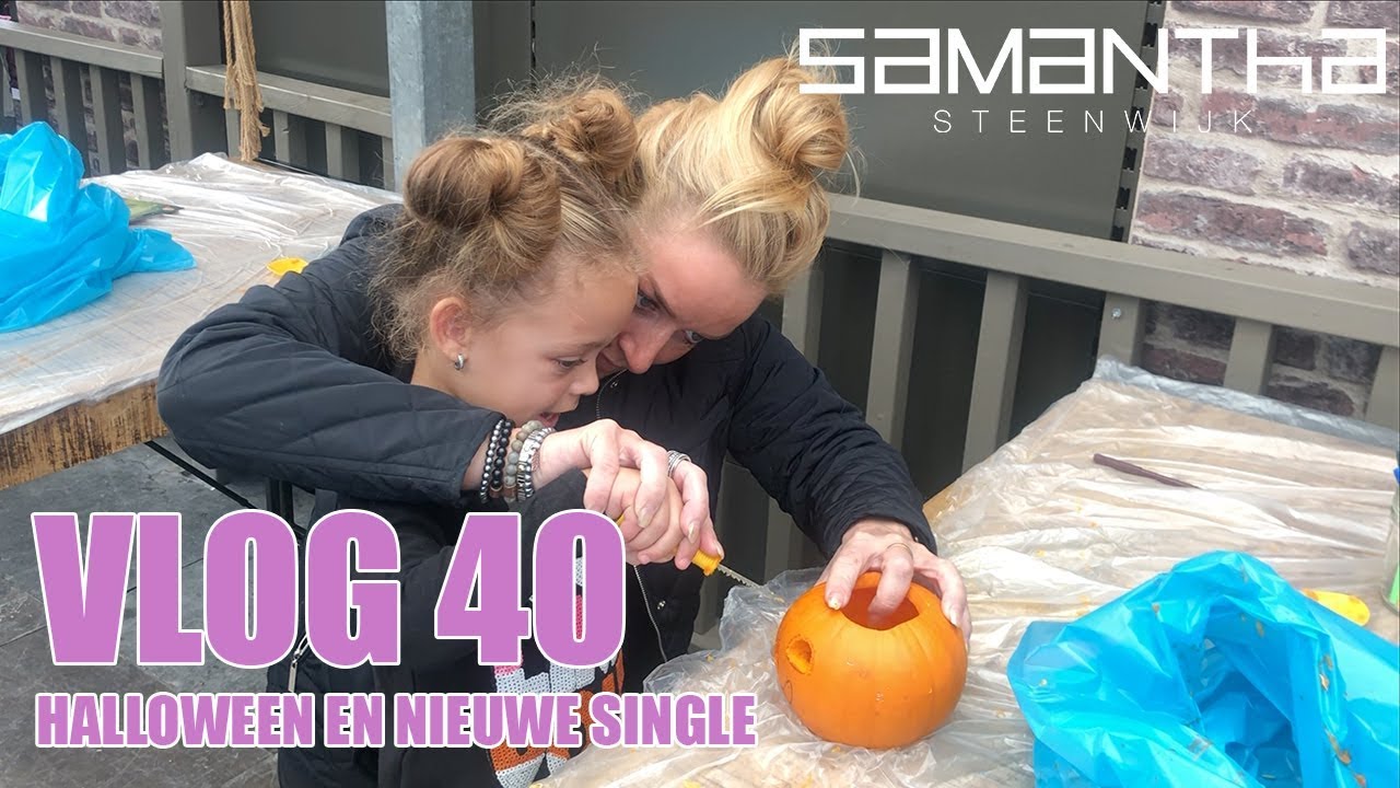 VLOG #40 - HALLOWEEN EN NIEUWE SINGLE - SAMANTHA STEENWIJK