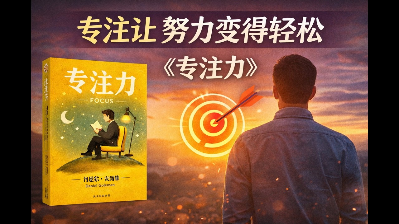 当你真正专注，努力会变轻松 - 3 分钟读《专注力》#三分钟读书 #3分钟读一本书 #轻松读书 #好书推荐 #好书分享 #书单推荐 #读书打卡