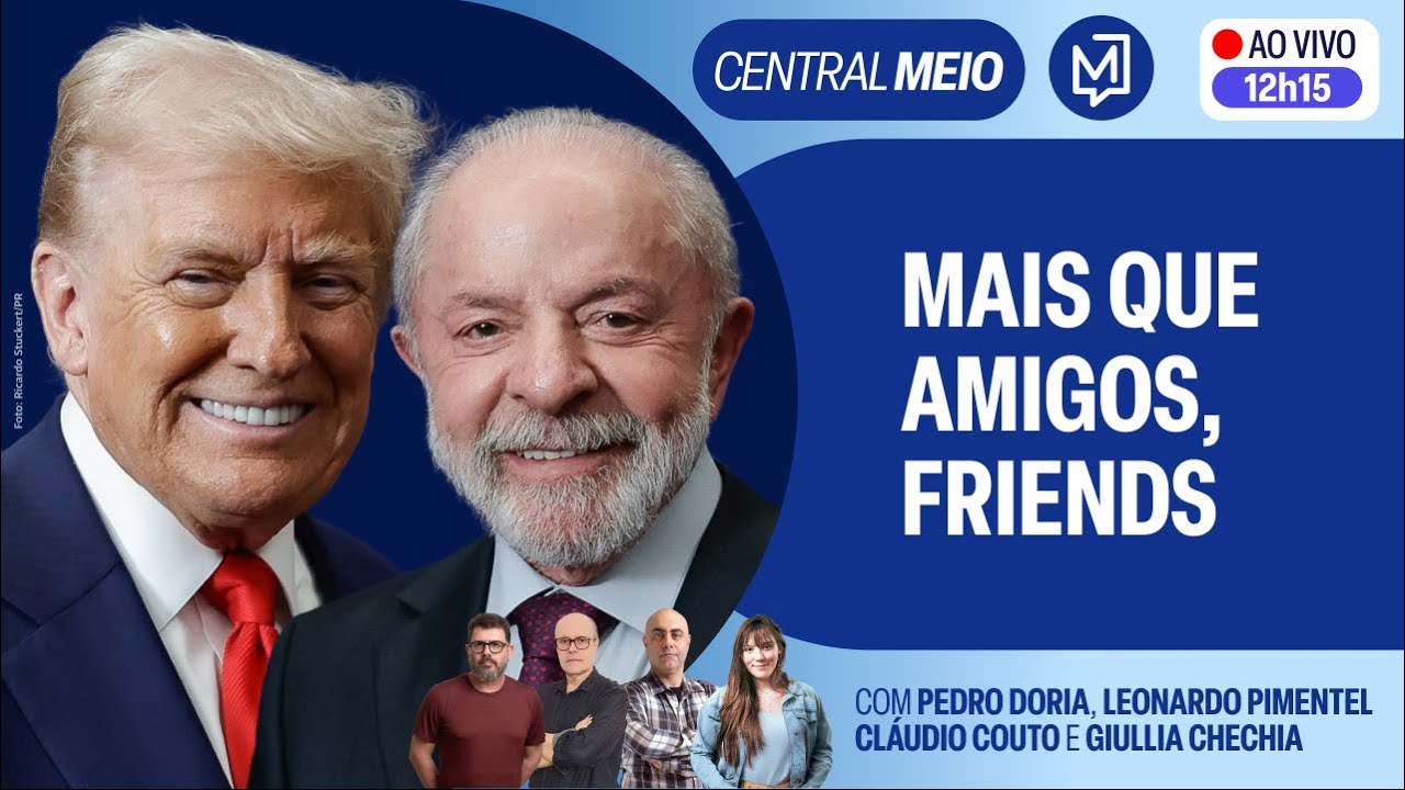 Trump perguntou sobre pris&atilde;o e elogiou trajet&oacute;ria pol&iacute;tica de Lula | Central Meio