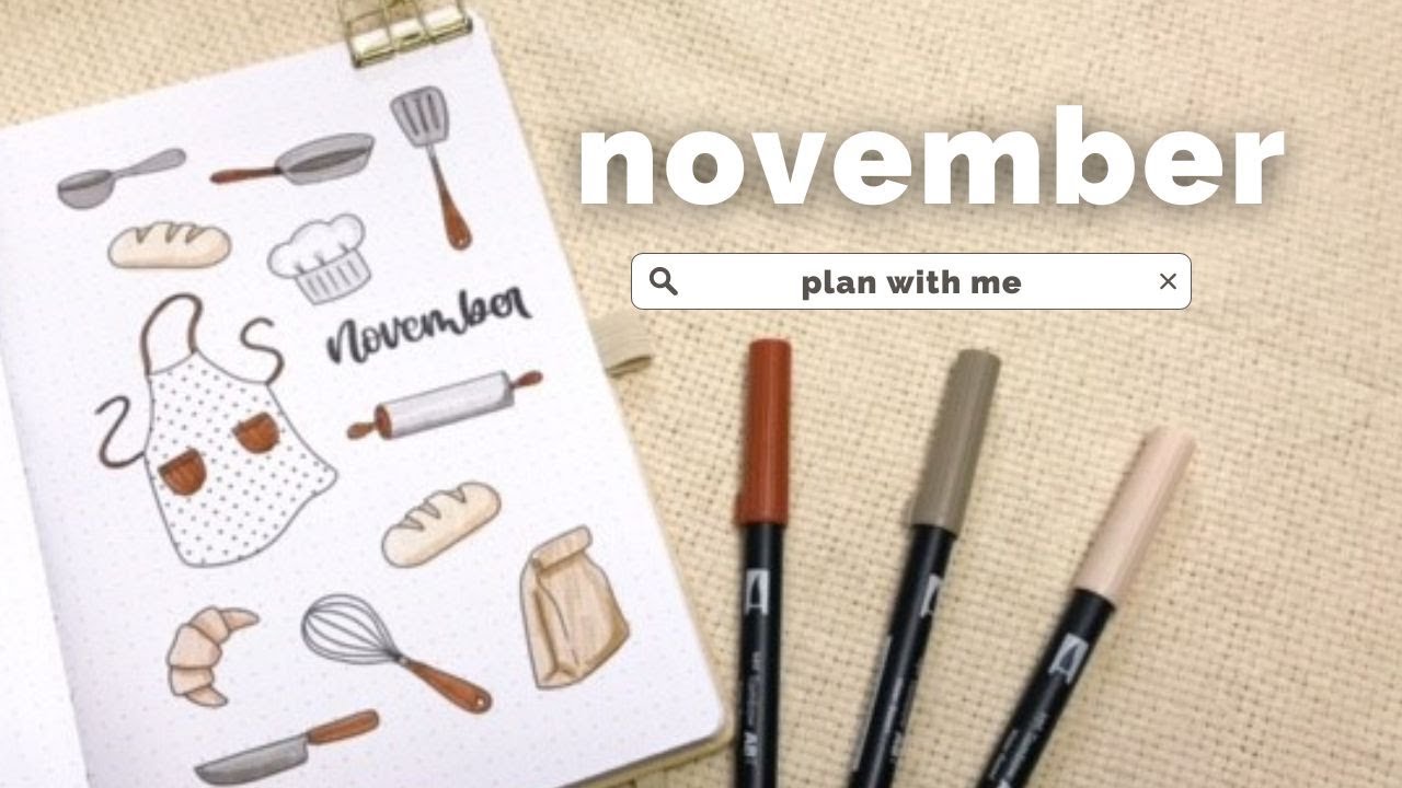 NOVEMBER PLAN WITH ME | November 2023 Bullet Journal Setup | November Bullet Journal PWM