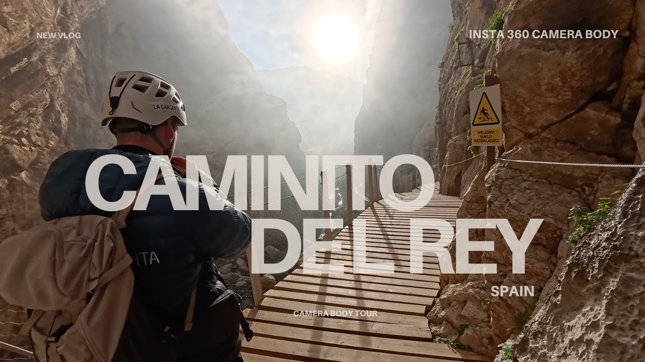 4K Walking Tour - Caminito del Rey, Spain 🇪🇸 | Real Sounds | 1 Hour