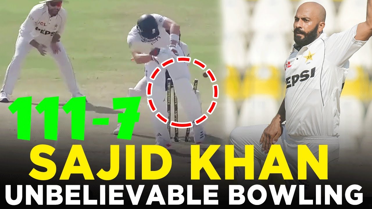 Sajid Khan Takes 7 Wicket Haul | Pakistan vs England | 2nd Test Day 3, 2024 | PCB | M3G1K