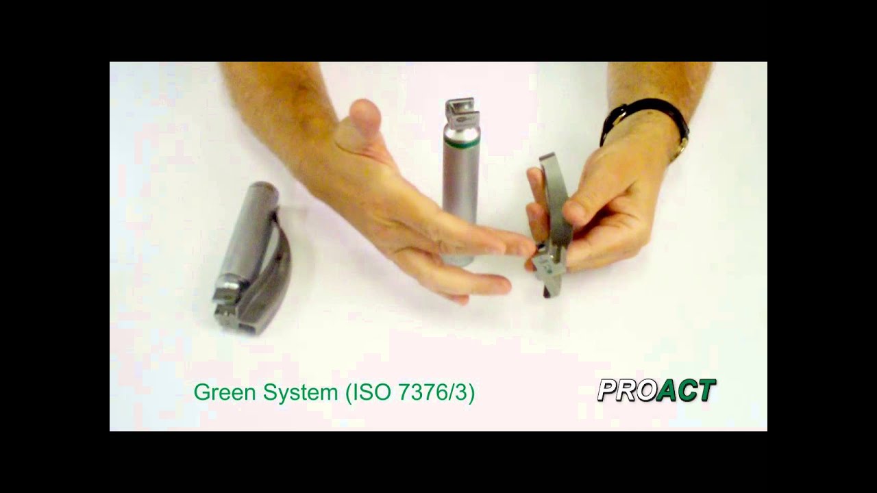 Identifying Conventional and Green System Laryngoscope Blades