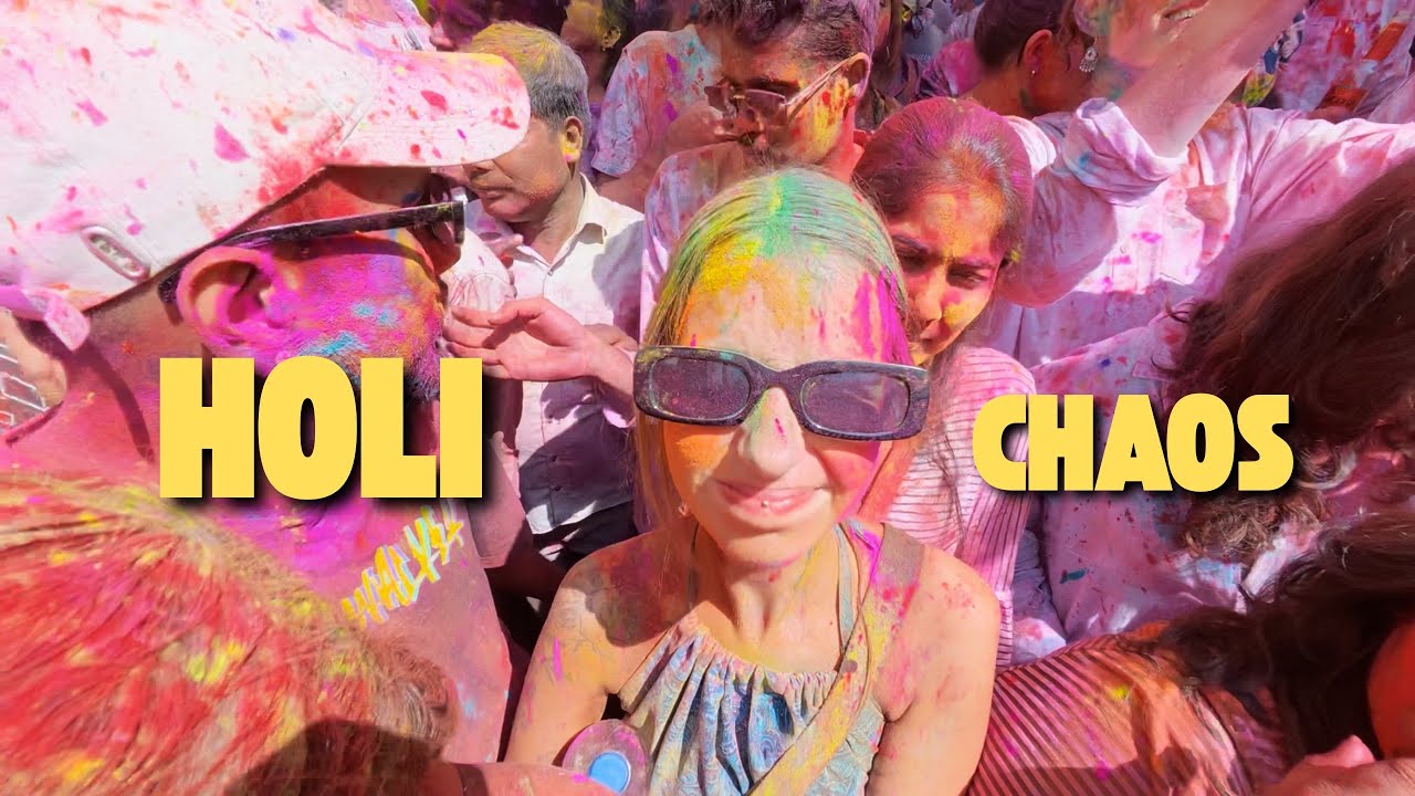 I Celebrated Holi in India for the First Time… It Got Wild 🇮🇳
