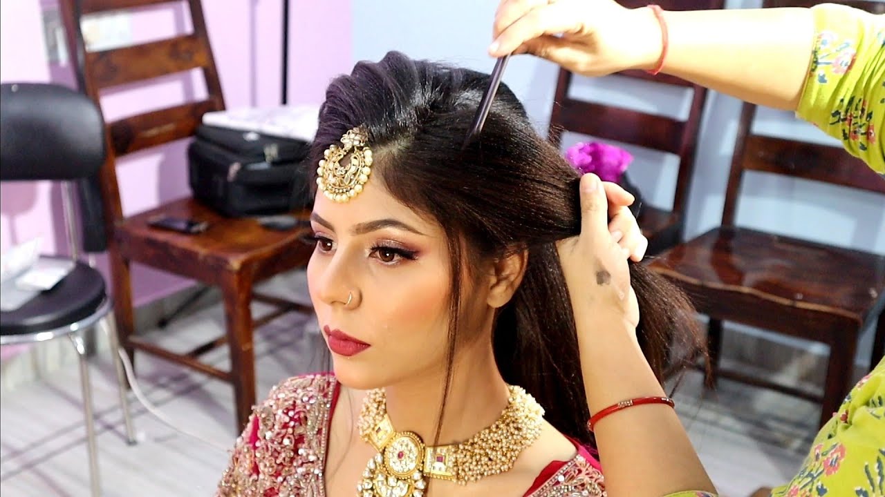 Beautiful Real Bridal Hairstyle only for 15 minutes step by step for beginners / Bridal Hairstyle