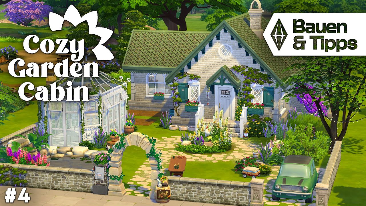 Gemütliches Haus für Oma mit Katze bauen! Die Sims 4 🏡 Cozy Garden Cabin #4