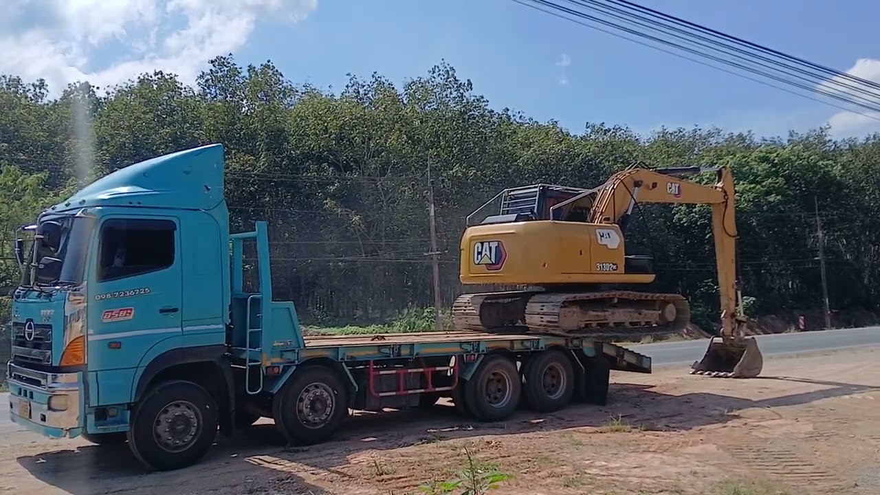 ขึ้นรถเทรลเลอร์ ภายใน2นาที #cat313d2gc 🙇‍♂️บ.นุ้ย ล้อเหล็ก! เด็กพระแสง🕹