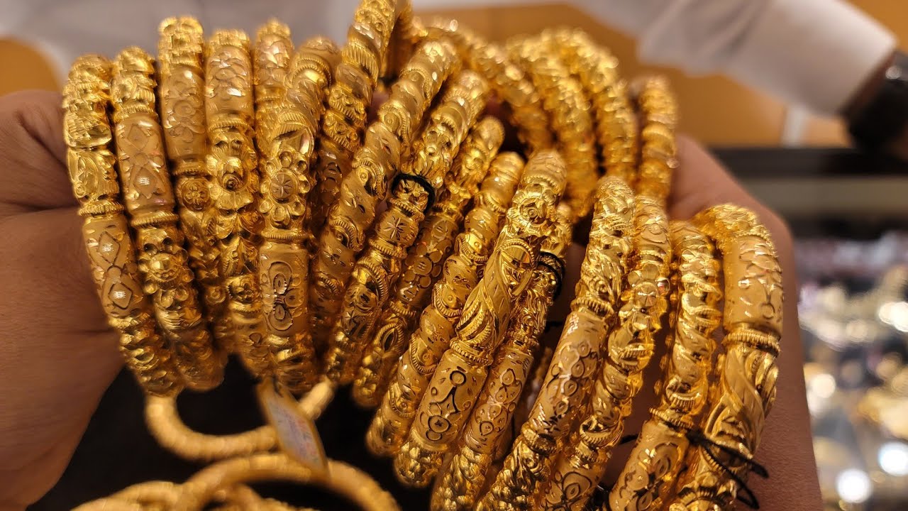 কিস্তিতে সোনার ফাঁকা বালা চুড়ি /gold bangles