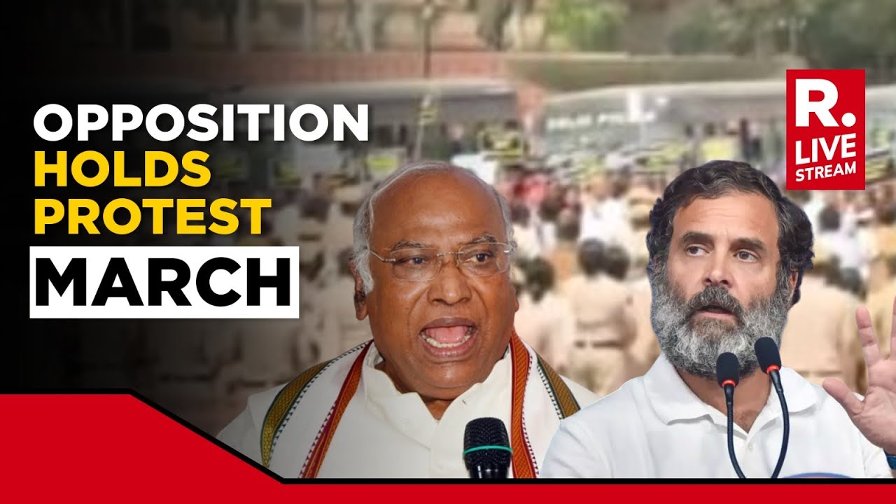 Protests Outside Parliament LIVE: Opposition March Turns Into Flop Show