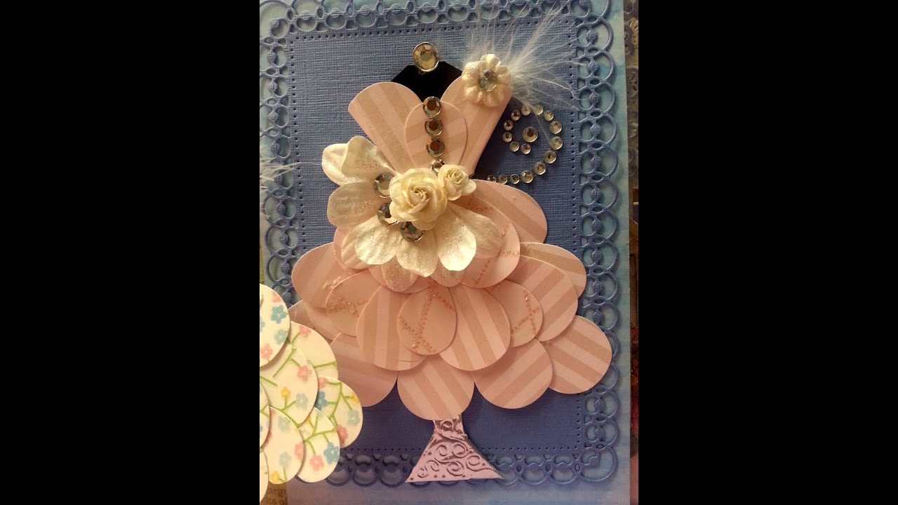 Justafew - Paper  Dress Form for embellishments
