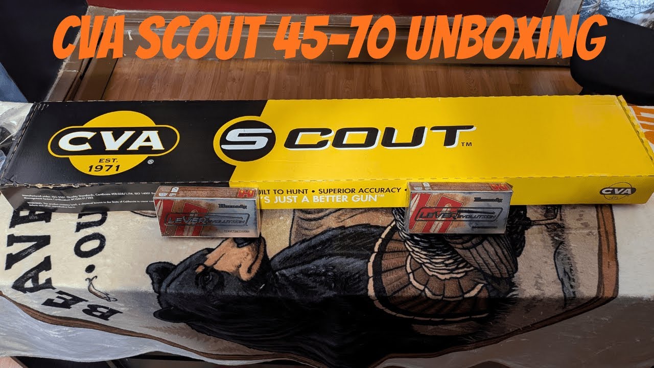 Распаковка CVA Scout 45-70 — первые впечатления и впечатления