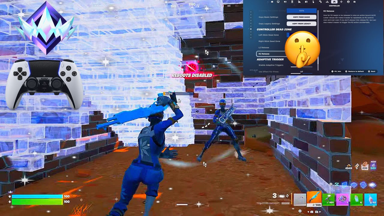 *NEW* BEST Controller SETTINGS + Sensitivity For Fortnite Chapter 7! (PS4/PS5/XBOX/PC)