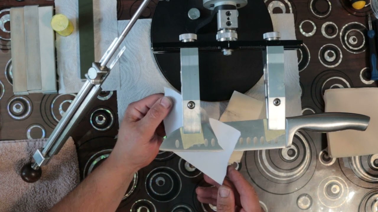 Заточка большого сантоку Xiaomi Huo-Hou сталь 1.4116(50cr15MoV)