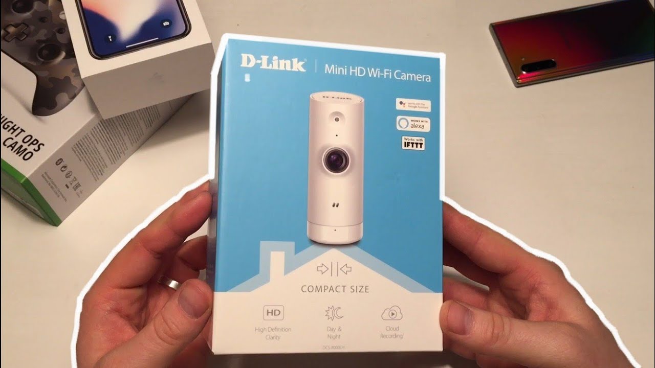 D-Link DCS-8000LH v2 HD Wi-fi Camera Unboxing