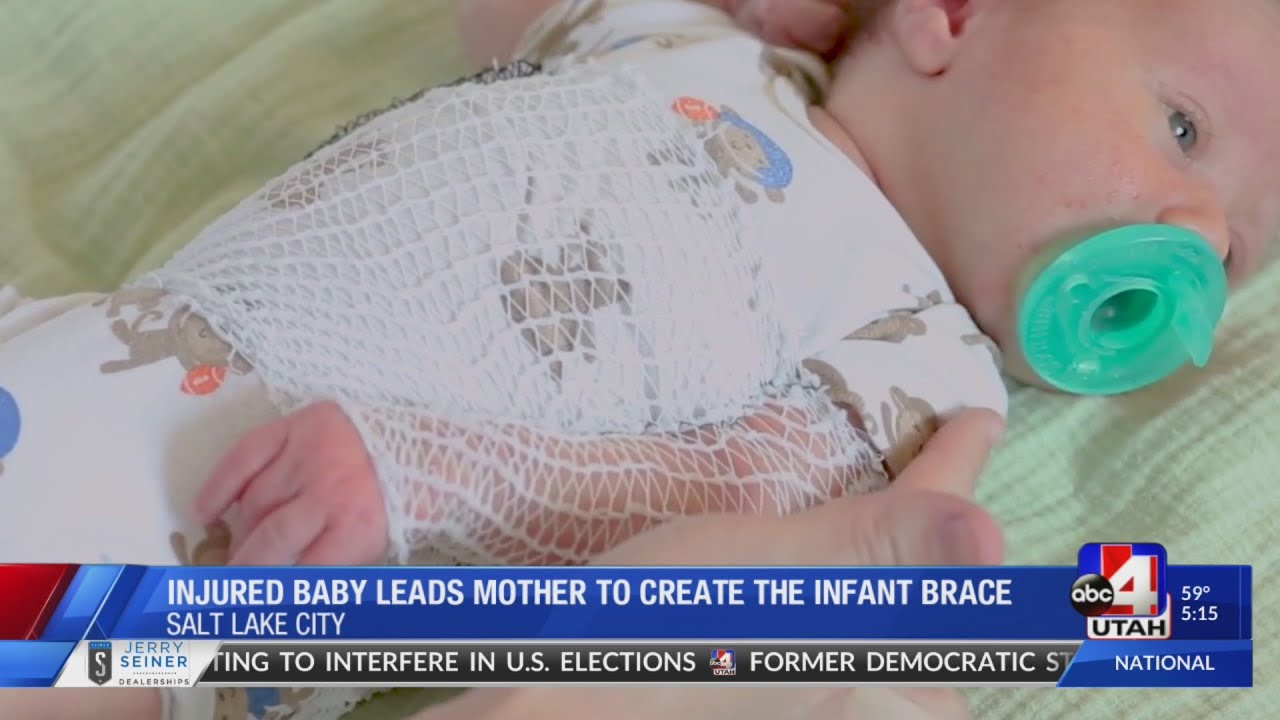 Utah mom invents the first collarbone brace for infants