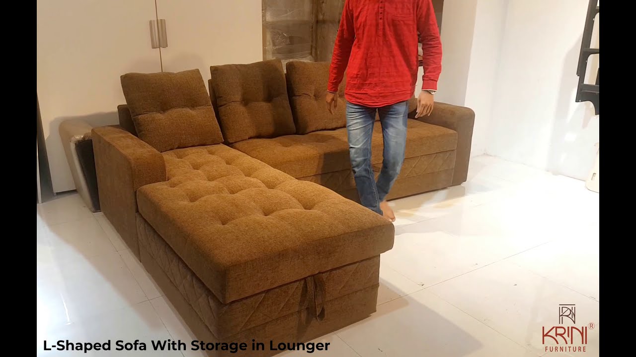 L Shape Sofa cum Bed | L Shape Sofa with Bed | L Shape Sofa Bed Design | Sofa for Small Room